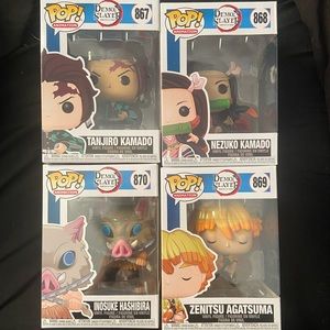 Demon Slayer funko pop lot